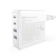 GaN 100W fast wall charger 2 x USB-C / 2 x USB Dudao A100EU - white