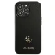 Guess Saffiano 4G Small Metal Logo Case for iPhone 13 Pro / 13, Black
