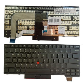 Lenovo Keyboard for ThinkPad T470, T470S, T480 US Black