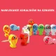 Bakalu 3-in-1 Wooden Fishing Game Balancing Dolphin