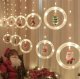 LED Christmas Ring String Lights 3m, 8 Modes, USB Powered, Neutral White