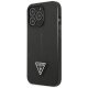 Чехол Guess Saffiano Triangle Logo для iPhone 14 Pro, черный