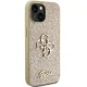 Apple iPhone 15 6.1\'\' Glitter Script Big 4G Case Cover, Gold