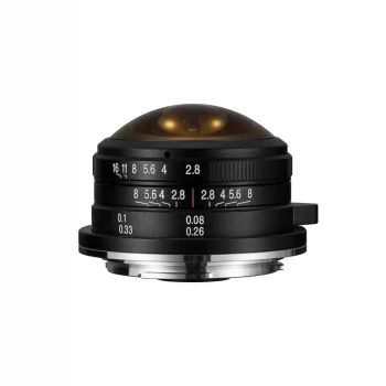 Venus Optics Laowa 4mm f/2.8 Fisheye Lens for Canon RF, Black
