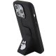Karl Lagerfeld iPhone 15 Pro Case Gripstand Saffiano Choupette Pins, Black