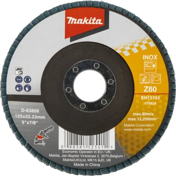 Makita Flap Disc 125mm Z80 D-63806