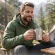 Mountain Goat Stainless Steel Camping Mug with Carabiner 350 ml