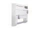 Wall-Mount 5-in-1 Kitchen Paper Towel Holder Plastic Wrap Foil Dispenser Cutter