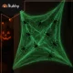 Ruhhy 26214 Glow-in-the-Dark Spider Web with 20 Spiders