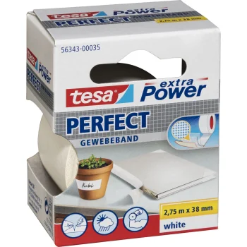 Fabric Adhesive Tape Tesa extra Power Perfect 56343, 2.75 m x 38 mm