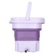 Foldable Mini Travel Washing Machine 8L, Purple