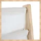 Kruzzel Kids Bookshelf 25809, Montessori Toddler Bookcase with 6 Fabric Shelves