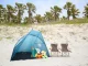 Large Beach Tent / Sun and Wind Shelter, Blue