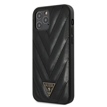 Guess Guhcp12lpuvqtmlbk iPhone 12 Pro Max 6.7" Black/black Hardcase V-quilted Collection