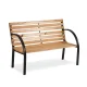 Garden Bench with Backrest 117.5 x 83 x 57 cm Luca Sofotel, Graphite