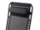 Folding Garden Lounger 2-in-1 Zero Gravity, Black