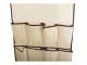 Fabric Wardrobe Organizer for Jewelry and Accessories, 90x45 cm, Beige