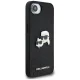 Karl Lagerfeld Fixed Glitter Case for iPhone 16e - Black