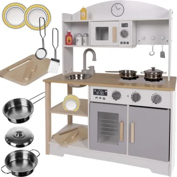 Kruzzel 21933 Kids Wooden Toy Kitchen