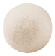 Wool Dryer Balls Natural Fabric Softener, 3 Pack, White