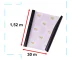 4D Carbon Fiber Vinyl Wrap Roll 1.52x30m, Black