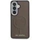 Karl Lagerfeld Embossed Ring MagSafe Case for Samsung Galaxy S26 - Brown