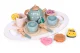 Ecotoys Wooden Tea and Coffee Set with Sweets, 27 pcs