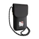 Hello Kitty Leather Daydreaming Cord Phone Bag - Black