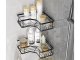 2x Bathroom Corner Shelfs for Shower
