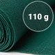 Plonos Shading Net 1.5x25m 110 g/m² Privacy Screen + 50 Clips, Green