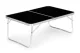 Multigarden HTA40B Folding Camping Table 60x40 cm, Black