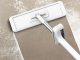 Self-Wringing Flat Mop with Microfiber Pad 125cm, Foldable, White