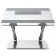 Nillkin ProDesk Adjustable Laptop Stand, Ergonomic Aluminum Riser for Desk, Silver