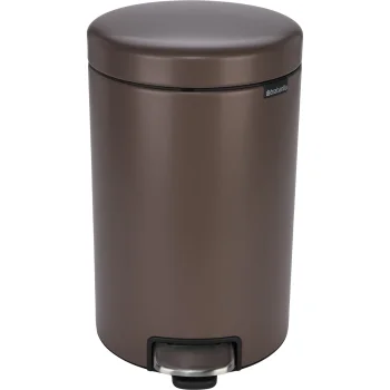Brabantia NewIcon Pedal Bin 12 L, Satin Taupe