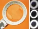 Magnifying Lamp with 20 LED Light and Stand for Reading & Close Work, White