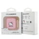 Hello Kitty Silicone 3D Kitty Head dėklas Apple AirPods 1/2 ausinėms, rožinis