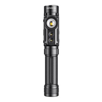 Multi-Function Flashlight Superfire J05 380+450lm 4 Modes