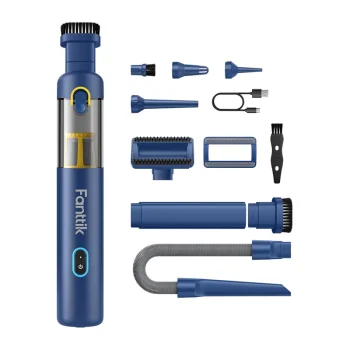Fanttik V8 Apex Cordless Portable Car Vacuum Cleaner, Blue