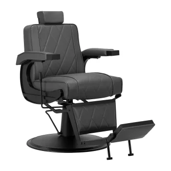 Barber Chair Hair System BM88066B Grey with Black Base