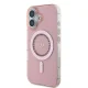 Guess iPhone 16 Case IML Rhinestones MagSafe, Pink