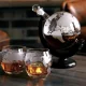 Gift Set Decanter and Whiskey Glasses Globe, 850 ml