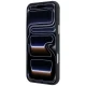Guess Grained Round Strass Logo MagSafe Case for iPhone 18 Pro / 17 Pro, Black