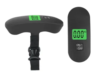 Digital Luggage Scale, Up to 40 kg, Black