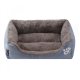 Large pet bed for dogs and cats, grey