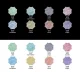 Arrtx 8 Colors Metallic Watercolor Solid Paints APW-001-M0108