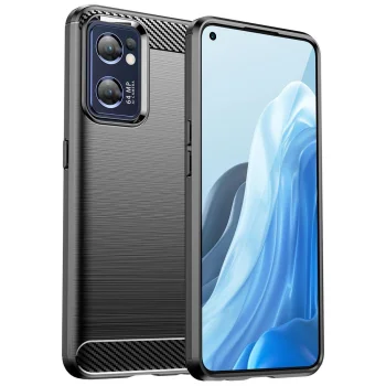 Phone Case for Realme Narzo 50 5G, Carbon Case, Black