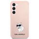Karl Lagerfeld Silicone Case for Samsung Galaxy S23 S911 Pink