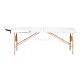 Balance Lux 2-Section Folding Massage Table, Wooden, 190x70 cm, White