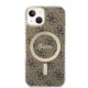 Set Guess Gubpp14sh4eacsw Case+ Charger iPhone 14 6.1\\\" Brown/brown Hard Case 4g Print Magsafe