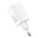 Baseus Super Si Pro Wall Charger 30W USB + USB Type C, White